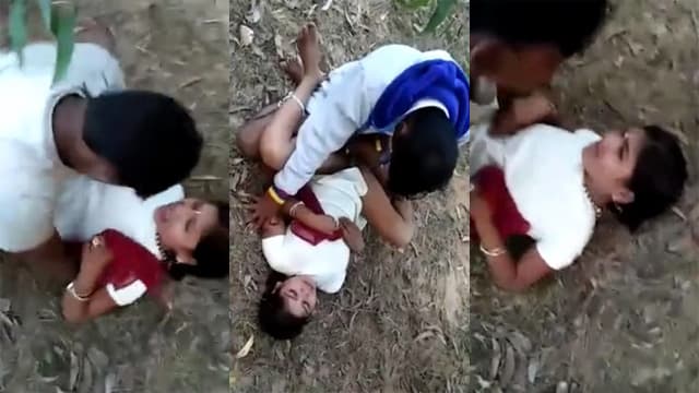Desi GF Outdoor Gengbeng Sex – Caught Group Sex